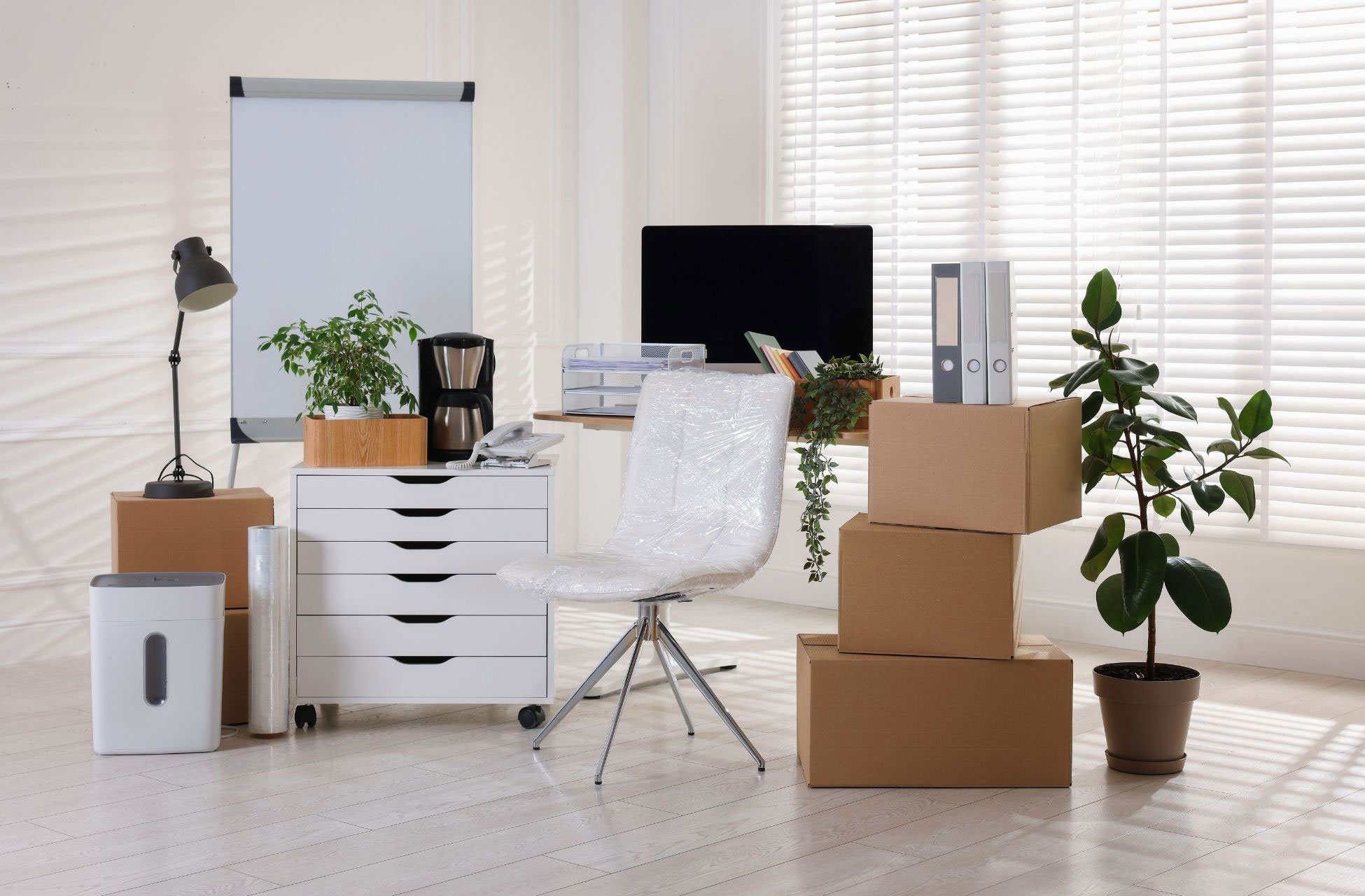 SA Movz packing up an office for relocations